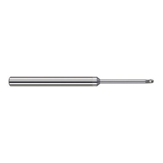 Harvey Tool 879462-C8 | 1/16" Diameter x 1/8" Shank x 3/32" LOC x 2-1/2" OAL 3FL TiB2 Coated Carbide Ball End Mill