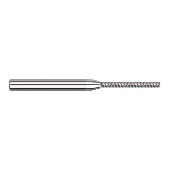 Harvey Tool 917662-C8 | 1/16" Diameter x 1/8" Shank x 5/8" LOC x 2-1/2" OAL 5FL TiB2 Coated Carbide Single End Mill