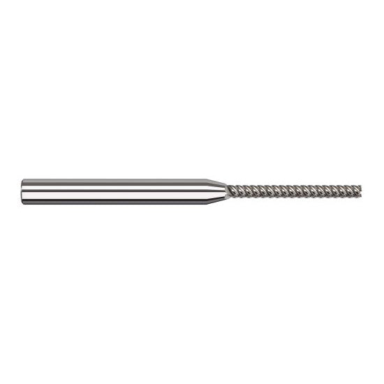 Harvey Tool 917631 | 1/32" Diameter x 1/8" Shank x 5/16" LOC x 2-1/2" OAL 5FL Uncoated Carbide Single End Mill
