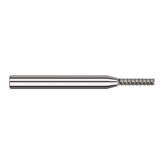 Harvey Tool 66812 | 3/16" Diameter x 3/16" Shank x 1" LOC x 3" OAL 5FL Uncoated Carbide Single End Mill