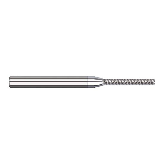 Harvey Tool 67162-C8 | 1/16" Diameter x 1/8" Shank x 1/2" LOC x 2-1/2" OAL 5FL TiB2 Coated Carbide Single End Mill