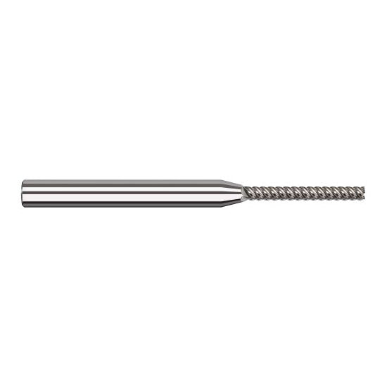 Harvey Tool 67210 | 5/32" Diameter x 3/16" Shank x 1-1/4" LOC x 3" OAL 5FL Uncoated Carbide Single End Mill