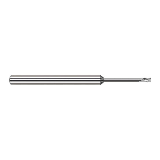 Harvey Tool 919347 | 3/64" Diameter x 1/8" Shank x 0.0710" LOC x 2-1/2" OAL 3FL Uncoated Carbide Single End Mill