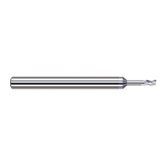 Harvey Tool 930912-C8 | 3/16" Diameter x 3/16" Shank x 0.2850" LOC x 3" OAL 3FL TiB2 Coated Carbide Single End Mill
