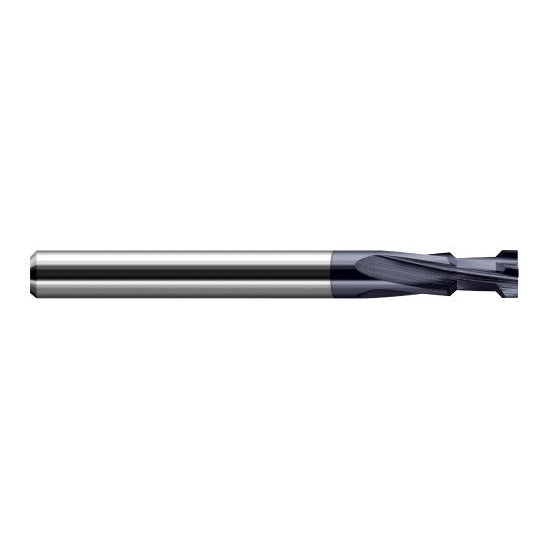 Harvey Tool 971112-C3 | 0.1840" Minor Diameter Length x 0.1310" Maximum Diameter Length x 0.2500" Shank 0.1870" Nominal Plate Thickness AlTiN Coated Solid Carbide Plate Chamfer Cutter