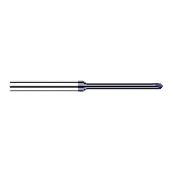 Harvey Tool 998245-C3 | 1/8" Diameter x 1/8" Shank 90 Degree Included Angle 0.3750" Overall Reach 2FL AlTiN Coated Solid Carbide Chamfer Mill