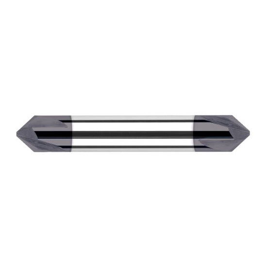 Harvey Tool 18620-C3 | 20 Degree Angle per Side 0.5840" LOC x 0.5000" Shank AlTiN Coated Solid Carbide Deburring Chamfer Mill