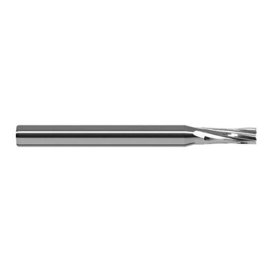 Harvey Tool 944778 | 5/64" Diameter x 1/8" Shank x 15/64" LOC x 1-1/2" OAL 6FL Uncoated End Mill for Composites