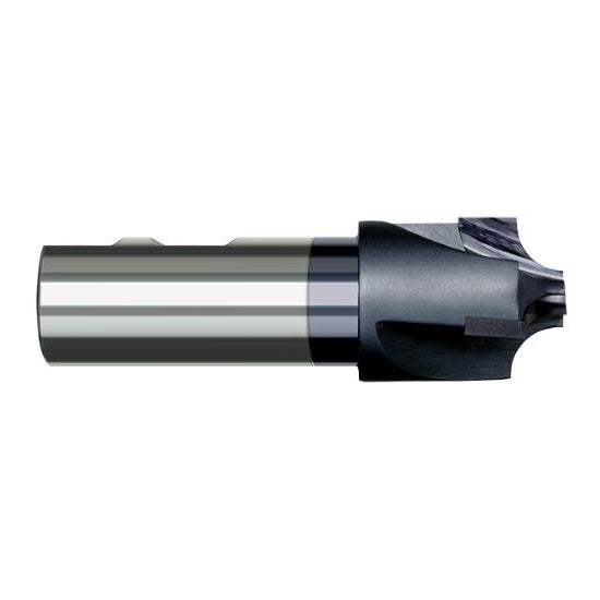 Harvey Tool 45032-C3 | 1" Diameter x 1" Shank x 4" OAL 0.4060" Tip Diameter 3FL AlTiN Coated Solid Carbide Single End Corner Rounding End Mill