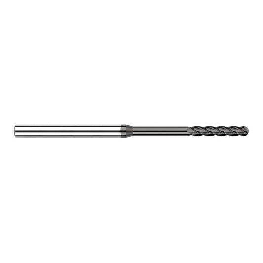 Harvey Tool 36608 | 1/8" Diameter x 1/8" Shank x 5/8" LOC x 2-1/2" OAL 4FL CVD Diamond Coated Carbide Ball End Mill