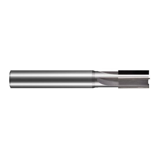 Harvey Tool 914116 | 1/4" Diameter x 1/4" Shank x 1/2" LOC x 2-1/2" OAL 4FL PCD Coated Carbide Single End Mill for Diamond Tooling