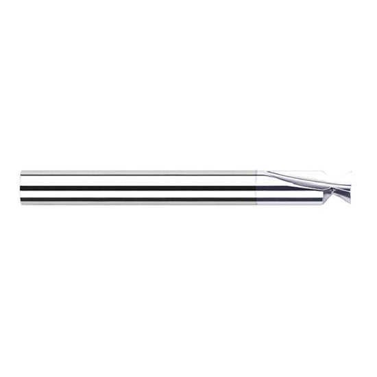Harvey Tool 23914-C8 | 0.0830" Diameter 0.0150" Tip Radius 48 Degree Included Angle TiB2 Coated Solid Carbide Specialty Dovetail Cutter
