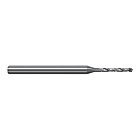 Harvey Tool BCF1650 | 4.190mm Diameter x 6.000mm Shank x 75.000mm OAL 130 Degree Drill Point PCD Diamond Coated Solid Carbide Micro Drill Bit