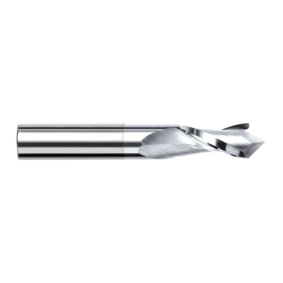 Harvey Tool 991716-C8 | 1/4" Diameter x 1/4" Shank x 3/4" LOC 60 Degree Point Angle 2FL TiB2 Coated Solid Carbide Drill Mill