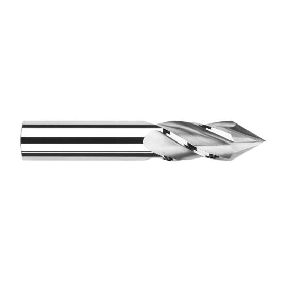 Harvey Tool 15420 | 5/16" Diameter x 5/16" Shank x 13/16" LOC 60 Degree Point Angle 4FL Uncoated Solid Carbide Drill Mill