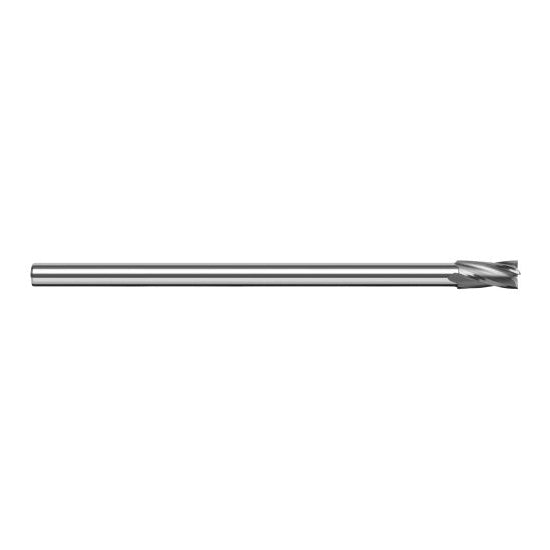 Harvey Tool 907816 | 1/4" Diameter x 3/16" Shank x 3/8" LOC x 3" OAL 2FL Uncoated Carbide Square End Mill