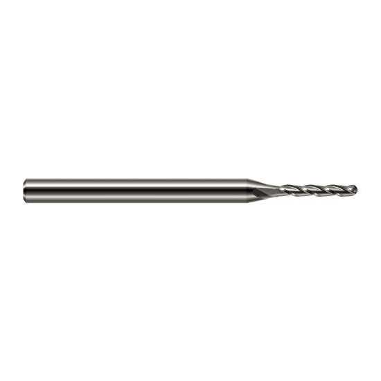 Harvey Tool 895808 | 1/8" Diameter x 0.5000" LOC x 1/8" Shank x 2-1/2" OAL Uncoated Carbide Miniature Ball Deburring End Mill