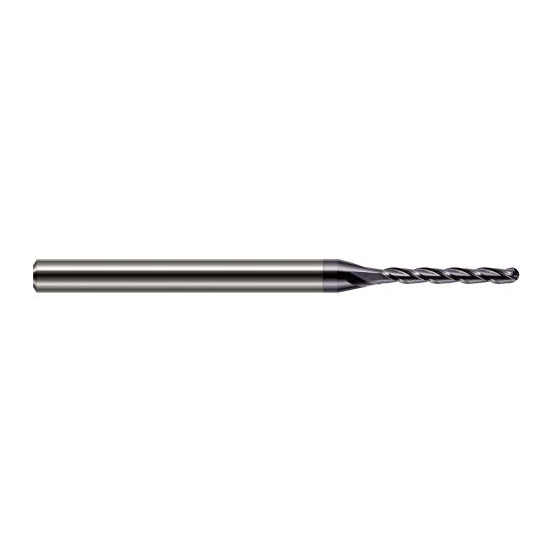 Harvey Tool 12890-C3 | 0.0900" Diameter x 0.7500" LOC x 1/8" Shank x 2-1/2" OAL AlTiN Coated Carbide Miniature Ball Deburring End Mill