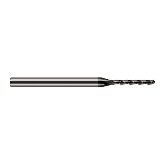 Harvey Tool 34093-C4 | 3/32" Diameter x 0.7500" LOC x 1/8" Shank x 2-1/2" OAL Amorphous Diamond Coated Carbide Miniature Ball Deburring End Mill