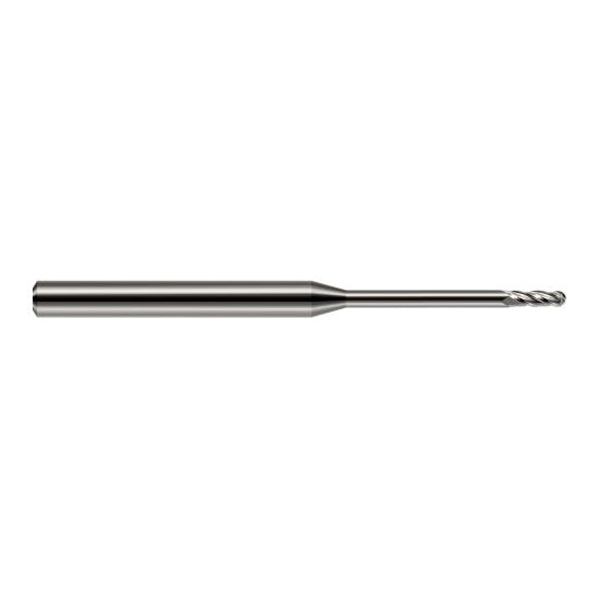 Harvey Tool 950308 | 1/8" Diameter x 0.3750" LOC x 1/8" Shank x 2-1/2" OAL Uncoated Carbide Miniature Ball Deburring End Mill