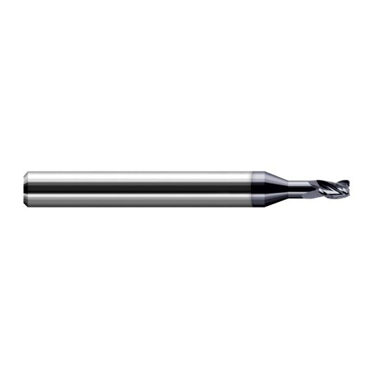 Harvey Tool 925631-C3 | 1/32" Diameter x 1/8" Shank x  LOC x 2-1/2" OAL 0.0100" Radius AlTiN Coated Carbide Corner Radius End Mill