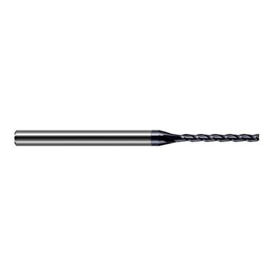 Harvey Tool 951335-C3 | 0.0350" Diameter x 1/8" Shank x  LOC x 2-1/2" OAL 3FL AlTiN Coated Carbide Square End Mill