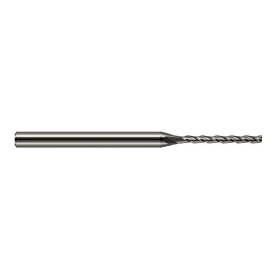 Harvey Tool 951616 | 1/4" Diameter x 1/4" Shank x 2-1/2" LOC x 4" OAL 4FL Uncoated Carbide Square End Mill