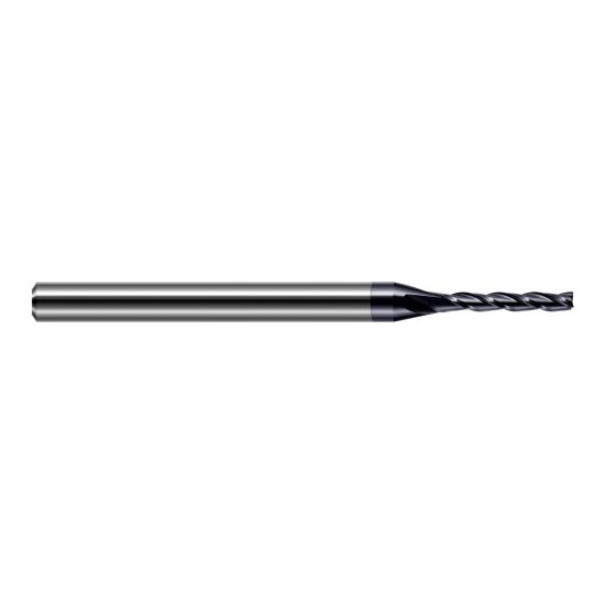 Harvey Tool 834178-C3 | 5/64" Diameter x 1/8" Shank x 13/32" LOC x 2-1/2" OAL 4FL AlTiN Coated Carbide Square End Mill