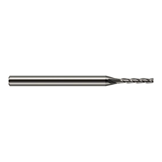 Harvey Tool 888478 | 5/64" Diameter x 1/8" Shank x 5/16" LOC x 2-1/2" OAL 3FL Uncoated Carbide Square End Mill