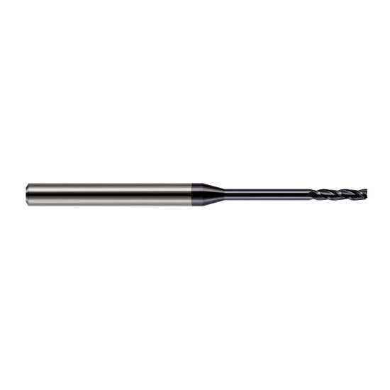 Harvey Tool 867047-C3 | 3/64" Diameter x 1/8" Shank x 1/4" LOC x 2-1/2" OAL 3FL AlTiN Coated Carbide Square End Mill