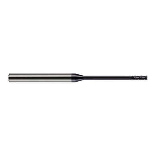 Harvey Tool 829131-C3 | 1/32" Diameter x 1/8" Shank x 3/32" LOC x 1-1/2" OAL 2FL AlTiN Coated Carbide Square End Mill