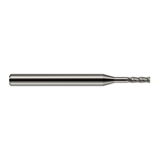 Harvey Tool 76480 | 0.0800" Diameter x 1/8" Shank x  LOC x 1-1/2" OAL 4FL Uncoated Carbide Square End Mill