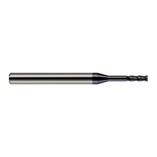 Harvey Tool 76270-C3 | 0.0700" Diameter x 1/8" Shank x  LOC x 1-1/2" OAL 2FL AlTiN Coated Carbide Square End Mill