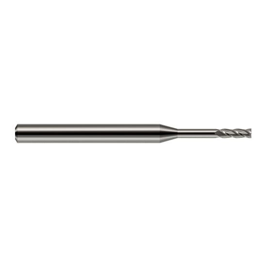 Harvey Tool 76225 | 0.0250" Diameter x 1/8" Shank x  LOC x 1-1/2" OAL 2FL Uncoated Carbide Square End Mill