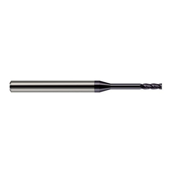 Harvey Tool 76247-C3 | 3/64" Diameter x 1/8" Shank x  LOC x 1-1/2" OAL 2FL AlTiN Coated Carbide Square End Mill