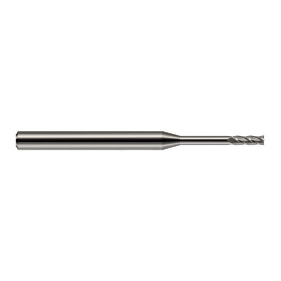 Harvey Tool 76230 | 0.0300" Diameter x 1/8" Shank x  LOC x 1-1/2" OAL 2FL Uncoated Carbide Square End Mill