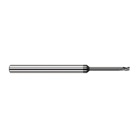 Harvey Tool 982208-C4 | 1/8" Diameter x 1/8" Shank x 3/16" LOC x 2-1/2" OAL 3FL Amorphous Diamond Coated Carbide Square End Mill