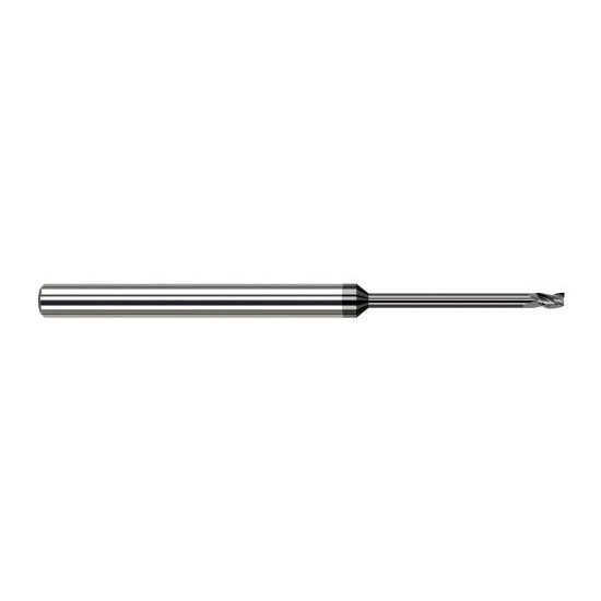 Harvey Tool 35445-C4 | 0.0450" Diameter x 1/8" Shank x  LOC x 2-1/2" OAL 3FL Amorphous Diamond Coated Carbide Square End Mill