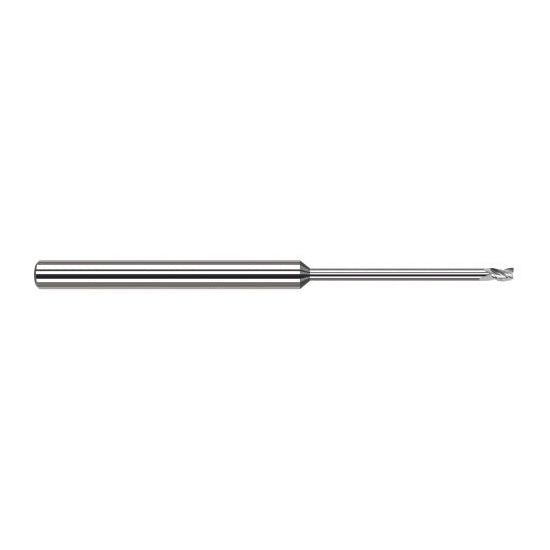 Harvey Tool 49010 | 5/32" Diameter x 3/16" Shank x 15/64" LOC x 4" OAL 3FL Uncoated Carbide Square End Mill