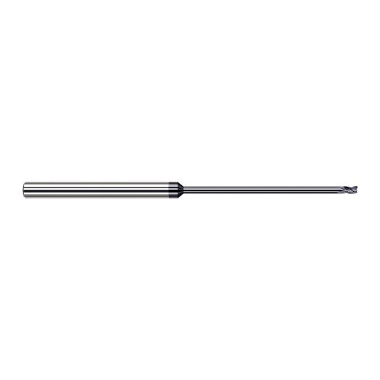 Harvey Tool 969712-C3 | 3/16" Diameter x 3/16" Shank x 9/32" LOC x 6" OAL 3FL AlTiN Coated Carbide Square End Mill