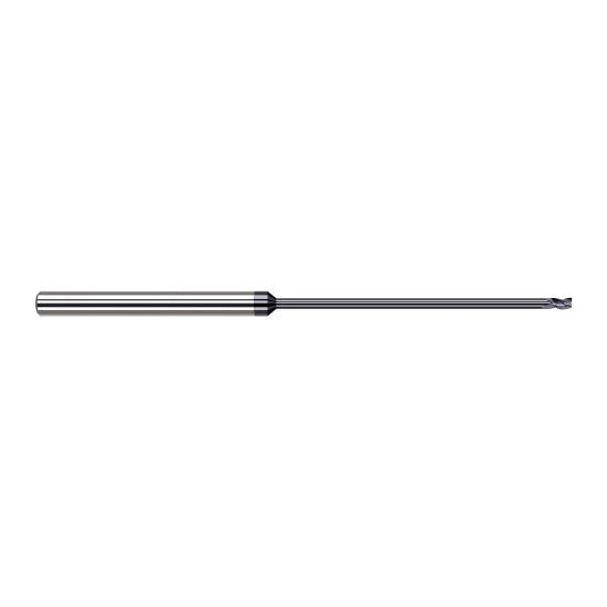 Harvey Tool 38031-C3 | 1/32" Diameter x 1/8" Shank x  LOC x 2-1/2" OAL 3FL AlTiN Coated Carbide Square End Mill