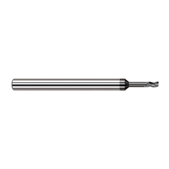 Harvey Tool 33278-C4 | 5/64" Diameter x 1/8" Shank x  LOC x 2-1/2" OAL 3FL Amorphous Diamond Coated Carbide Square End Mill