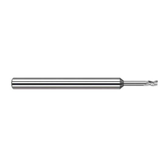 Harvey Tool 937093 | 3/32" Diameter x 1/8" Shank x  LOC x 2-1/2" OAL 3FL Uncoated Carbide Square End Mill