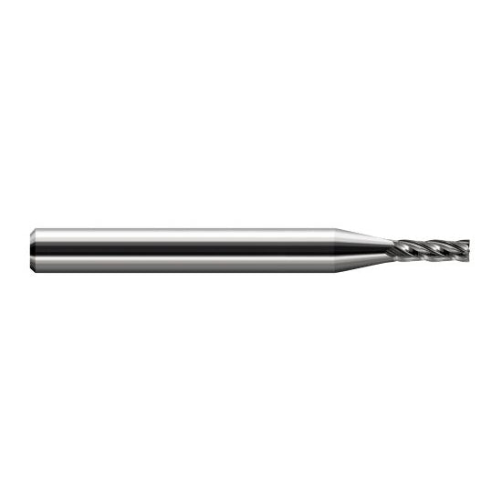 Harvey Tool 73116 | 0.1160" Diameter x 1/8" Shank x  LOC x 1-1/2" OAL 4FL Uncoated Carbide Square End Mill