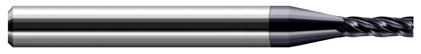 Photograph of a Harvey Tool 836424 | 0.3750" (3/8) Cutter DIA x 1.0000" (1) Length of Cut Carbide Square End Mill, 3 Flutes