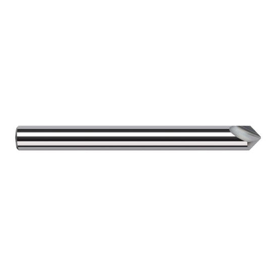 Harvey Tool 947215 | 30 Degree Point Angle 3/16" Shank x 0.3212" LOC x 2" OAL Uncoated Solid Carbide Radius Point Engraving Cutter