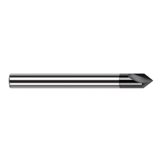 Harvey Tool 23612-C4 | 3/16" Diameter x 3/16" Shank x 0.0930" LOC x 2" OAL Amorphous Diamond Coated Solid Carbide Engraving Cutter Marking Cutter for Ferrous Materials