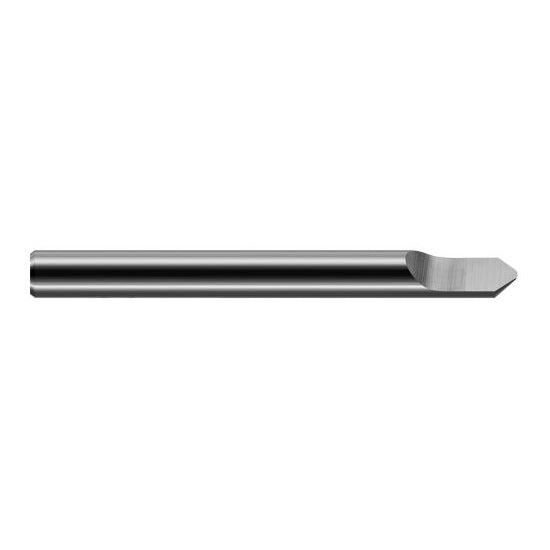 Harvey Tool 47530 | 30 Degree Point Angle 1/4" Shank x 0.4520" LOC x 2-1/2" OAL Uncoated Solid Carbide Radius Point Engraving Cutter