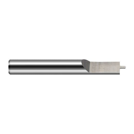 Harvey Tool 832708 | 0 Degree Point Angle 3/16" Shank x 0.1900" LOC x 2" OAL Uncoated Solid Carbide Parallel - Ball Point Engraving Cutter