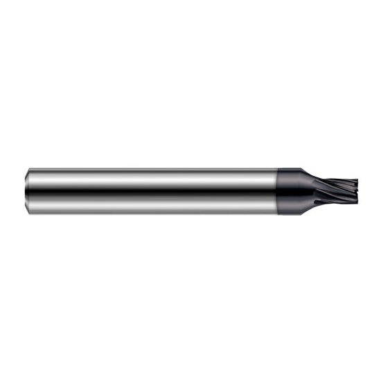 Harvey Tool 835162-C6 | 1/16" Diameter x 1/4" Shank x 3/32" LOC x 2-1/2" OAL 7FL AlTiN Nano Coated Carbide Single End Mill for Hardened Steels